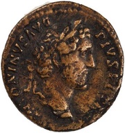 Quadrans - Antoninus Pius COS III S C obverse image