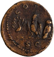 Quadrans - Antoninus Pius COS III S C, Rome, 140-144 reverse image