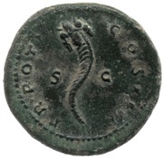Quadrans - Antoninus Pius TR POT COS IIII S C, Rome, 145-161 reverse image