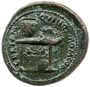 Semis - Nero CERTAM QVINQ ROM CO, Rome, 62-68 reverse image