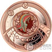 500 Francs Virgo; rose gold, Cameroon, 2021 reverse image