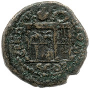 Semis - Nero CERT QVINQ ROM CO S S C, Rome, 62-68 reverse image