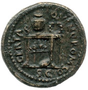 Semis - Nero CERTA QVINQ ROM CO S S C, Rome, 62-68 reverse image