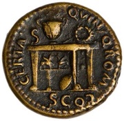 Semis - Nero CERTA QVINQ ROM CO S S C, Rome, 62-68 reverse image