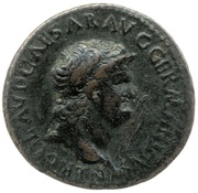 Semis - Nero PONTIF MAX TR POT IMP P P S C; Roma obverse image