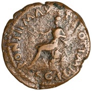 Semis - Nero PONTIF MAX TR POT IMP P P S C; Roma, Rome, 62-68 reverse image