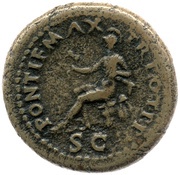 Semis - Nero PONTIF MAX TR POT P P S C; Roma, Rome, 62-68 reverse image