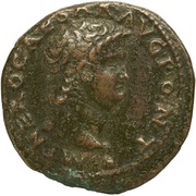 Semis - Nero MAX TRIB POT P P S C; Roma obverse image