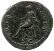 Semis - Nero TRIB POT P P S C; Roma, Rome, 62-68 reverse image