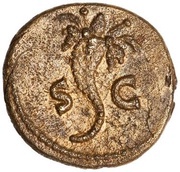 Semis - Domitian S C; Minerva, Rome, 81-82 reverse image
