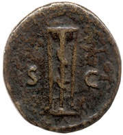 Semis S C; Apollo, Rome, 85 reverse image
