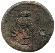 Semis S C; Minerva, Rome, 86 reverse image