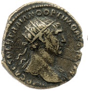 Semis - Trajan DAC PARTHICO P M TR POT XX COS VI P P obverse image