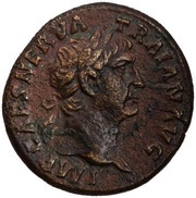 Semis - Trajan S C; Hercules obverse image