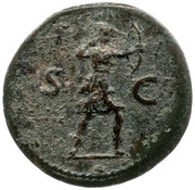 Semis S C; Minerva and Diana, Rome, 114-117 reverse image