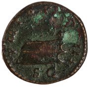 Semis - Hadrian P M TR P COS III S C; Minerva reverse image