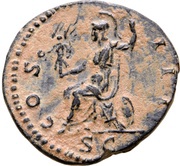 Semis - Hadrian COS III S C; Roma reverse image