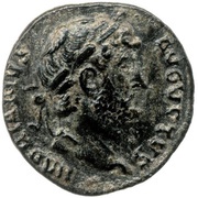Semis - Hadrian COS III S C obverse image