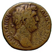Semis - Hadrian COS III P P obverse image