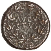 As - Augustus AVGVSTVS, Rome, 25 BC reverse image