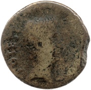 As - Augustus P CARISIVS LEG AVGVSTI EMERITA obverse image