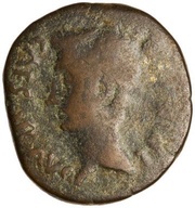 As - Augustus P CARISIVS LEG AVGVSTI obverse image