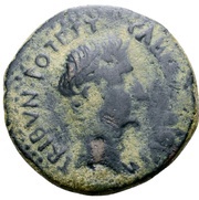 As - Augustus P CARISIVS LEG AVGVSTI obverse image