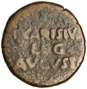 As - Augustus P CARISIVS LEG AVGVSTI, Rome, 25 BC - 23 BC reverse image