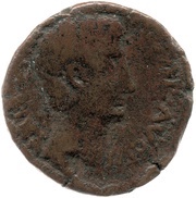 As - Augustus P CARISIVS LEG AVGVSTI obverse image