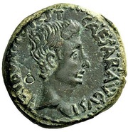 As - Augustus P CARISIVS LEG AVGVSTI obverse image