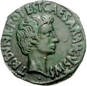 As - Augustus C CASSIVS C F CELER IIIVIR A A A F FS C obverse image