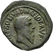 As - Augustus and Numa Pompilius CN PISO L SVRDIN C PLOT RVF, Rome, 16 BC - 15 BC reverse image