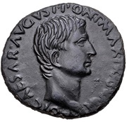 As - Augustus P LVRIVS AGRIPPA IIIVIR A A A F FS C obverse image