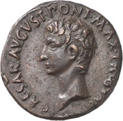 As - Augustus A LICIN NERVA SILIAN IIIVIR A A A F F S C obverse image