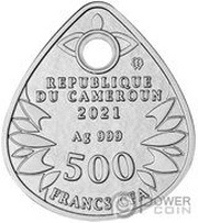 500 Francs Dragonfly pendant obverse image