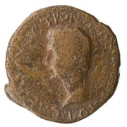 As - Augustus VOLVSVS VALER MESSAL IIIVIR A A A F F S C obverse image