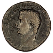 As - Tiberius PONTIF MAXIM TRIBVN POTEST XVII S C obverse image