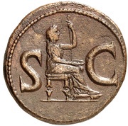 As - Augustus S C, Rome, 15-16 reverse image