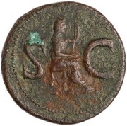 As - Augustus S C, Rome, 15-16 reverse image