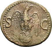 As - Augustus S C, Rome, 34-37 reverse image