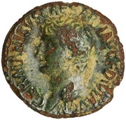 As - Germanicus C CAESAR DIVI AVG PRON AVG P M TR P III P P obverse image