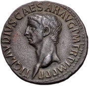 As - Claudius LIBERTAS AVGVSTA SC; Libertas obverse image