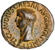 As - Claudius LIBERTAS AVGVSTA S C; Libertas obverse image