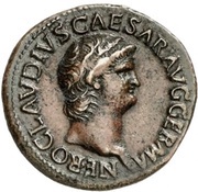 As - Nero PONTIF MAX TR P IMP P P obverse image