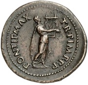 As - Nero PONTIF MAX TR P IMP P P, Rome, 62-68 reverse image
