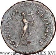 As - Nero PONTIF MAX TR P IMP P P, Rome, 62-68 reverse image