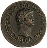 As - Nero PONTIF MAX TR P IMP P P obverse image