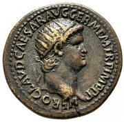 As - Nero GENIO AVGVSTI; Genius obverse image