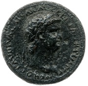 As - Nero GENIO AVGVSTI S C I; Genius obverse image