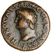 As - Nero PACE P R TERRA MARIQ PARTA IANVM CLVSIT S C obverse image
